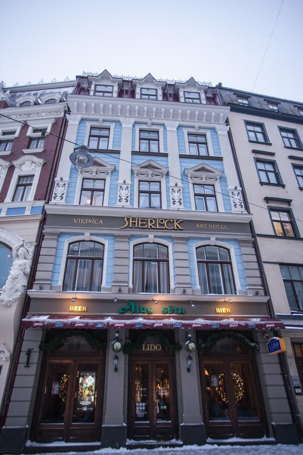 Sherlock Art Hotel Riga Dış mekan fotoğraf